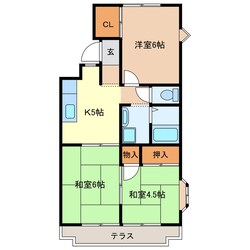 進峰マンションA棟の物件間取画像